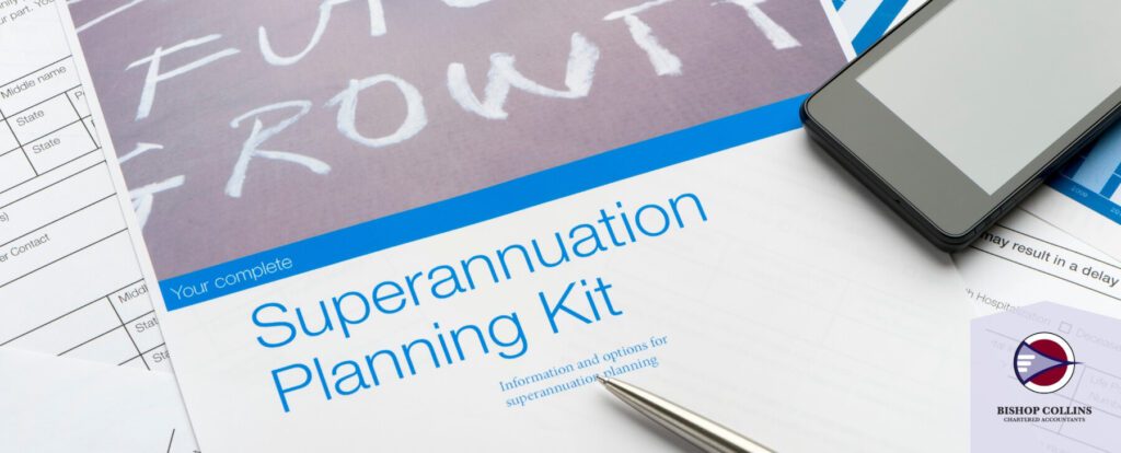 Superannuation planning kit set up