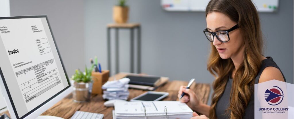 Business woman planning her tax strategy